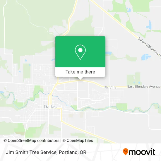 Jim Smith Tree Service map