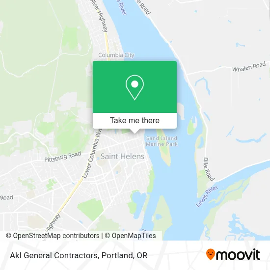 Akl General Contractors map