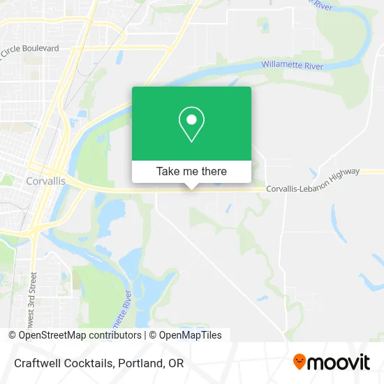 Craftwell Cocktails map