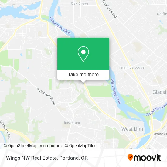 Wings NW Real Estate map