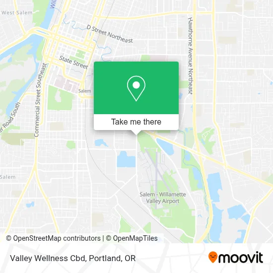 Valley Wellness Cbd map