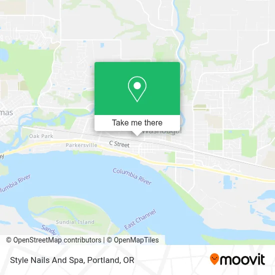 Style Nails And Spa map