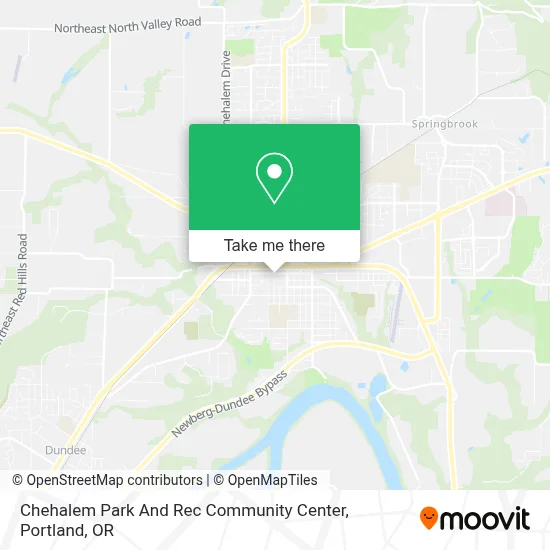 Chehalem Park And Rec Community Center map