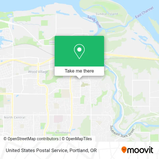 United States Postal Service map