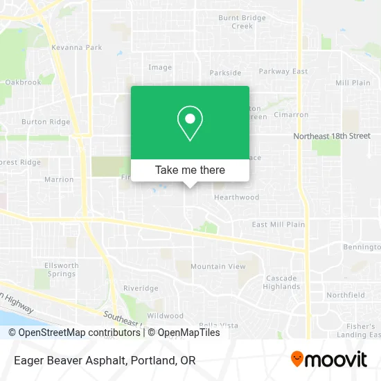 Eager Beaver Asphalt map