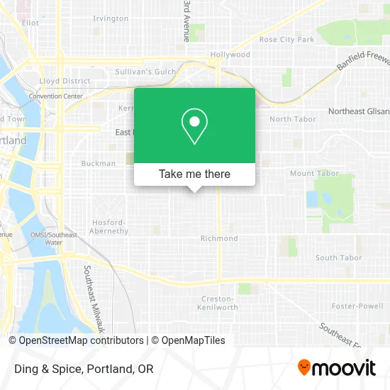 Ding & Spice map
