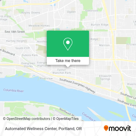 Automated Wellness Center map