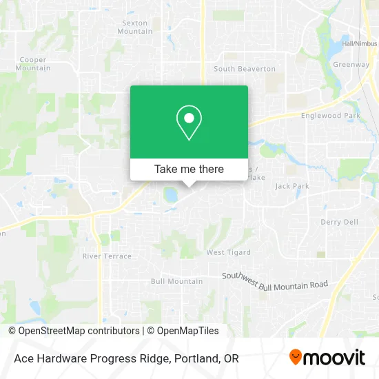 Ace Hardware Progress Ridge map