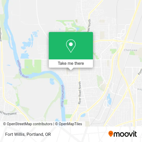Fort Willis map