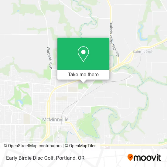 Early Birdie Disc Golf map