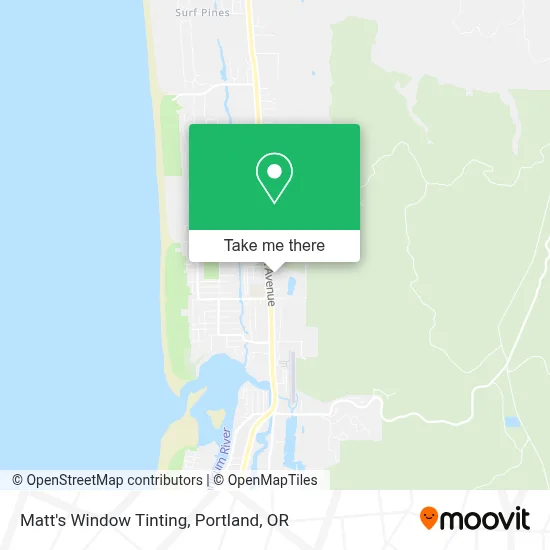 Matt's Window Tinting map