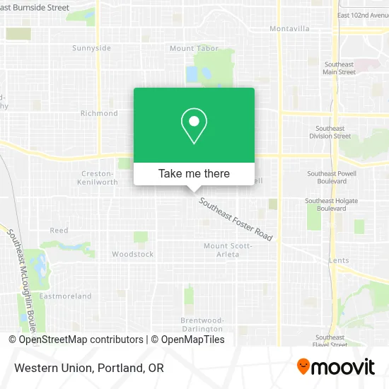 Western Union map