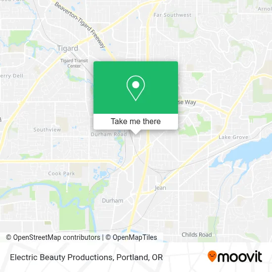 Electric Beauty Productions map