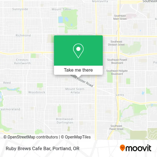Ruby Brews Cafe Bar map