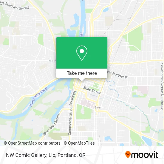NW Comic Gallery, Llc map