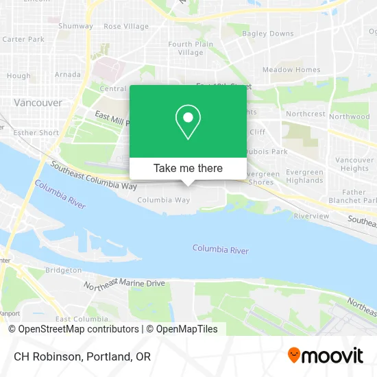 CH Robinson map