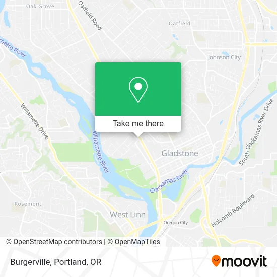 Burgerville map
