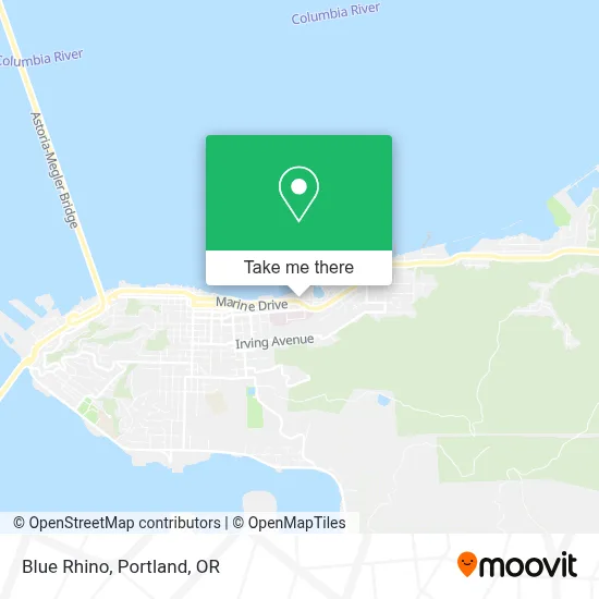 Blue Rhino map
