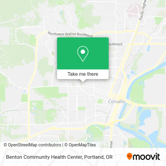 Benton Community Health Center map