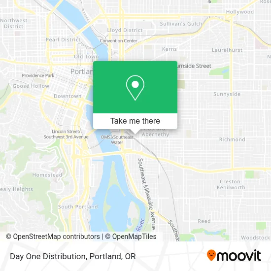 Day One Distribution map