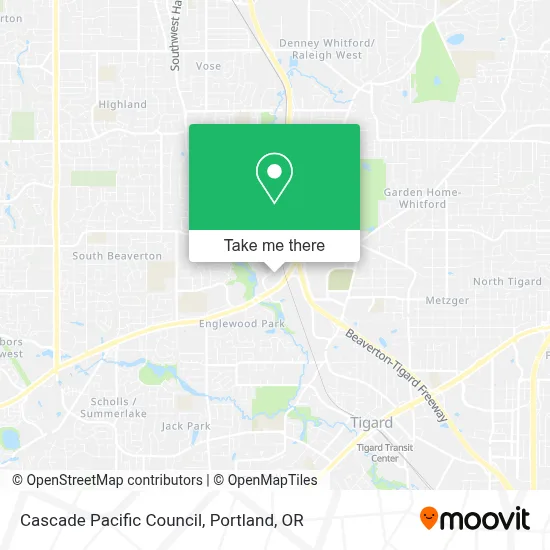 Cascade Pacific Council map