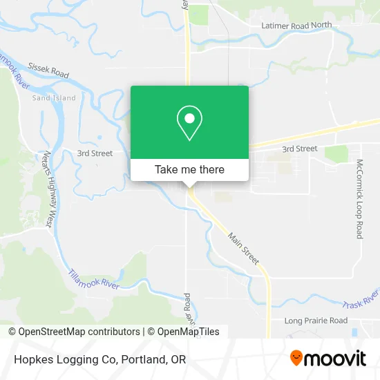 Hopkes Logging Co map