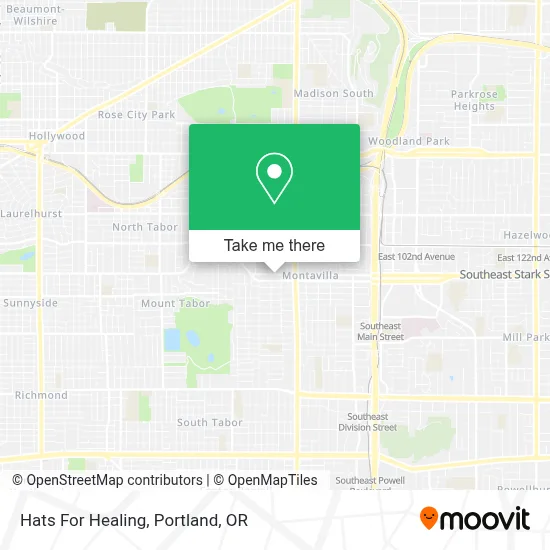 Hats For Healing map
