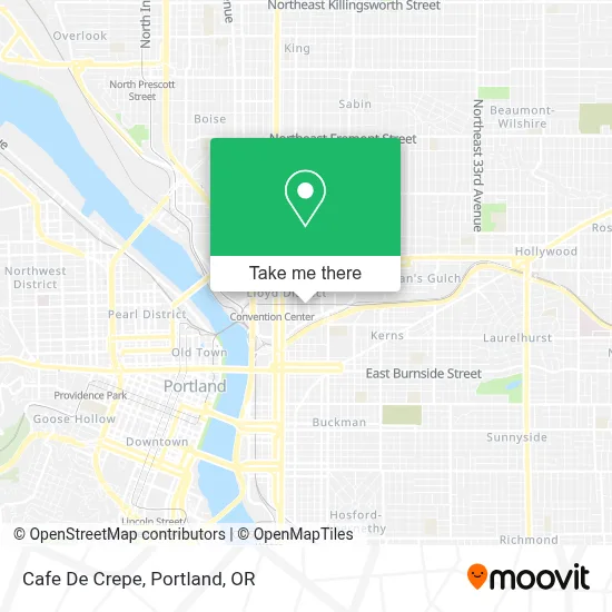 Cafe De Crepe map