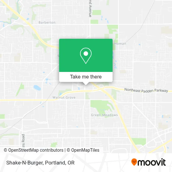 Shake-N-Burger map