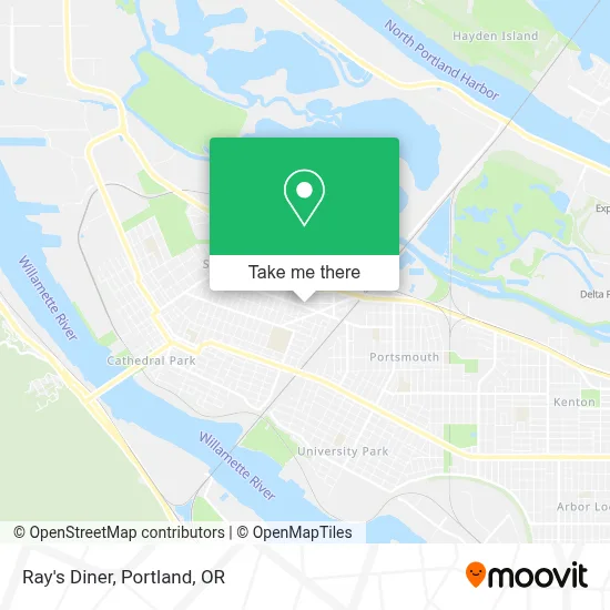 Ray's Diner map