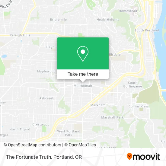 The Fortunate Truth map