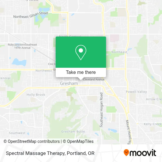 Spectral Massage Therapy map