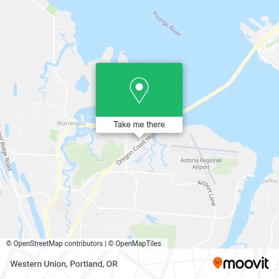 Western Union map