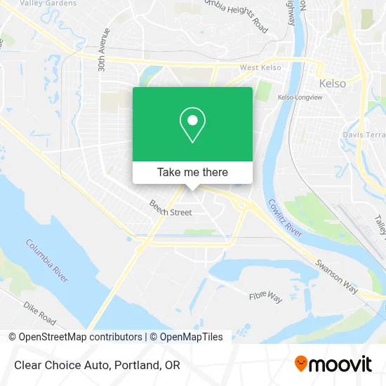 Clear Choice Auto map