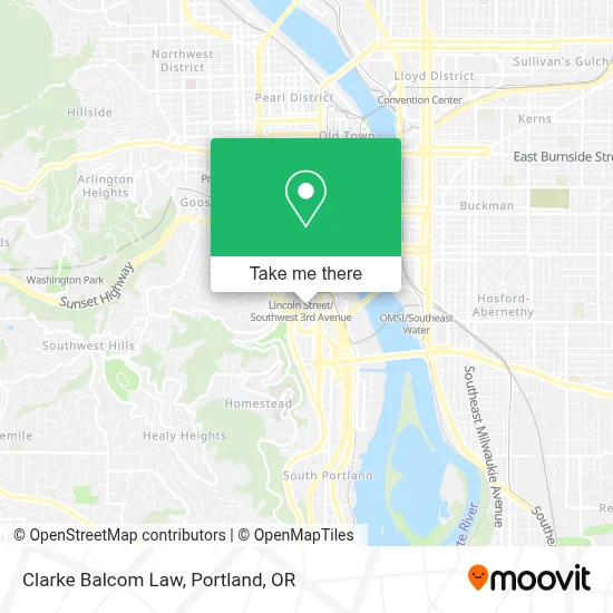 Clarke Balcom Law map