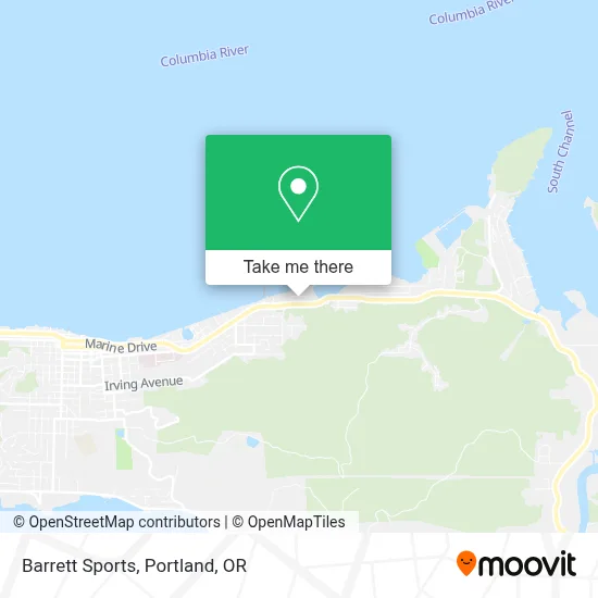 Barrett Sports map