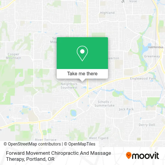 Forward Movement Chiropractic And Massage Therapy map