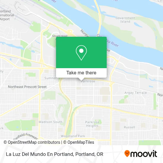 La Luz Del Mundo En Portland map