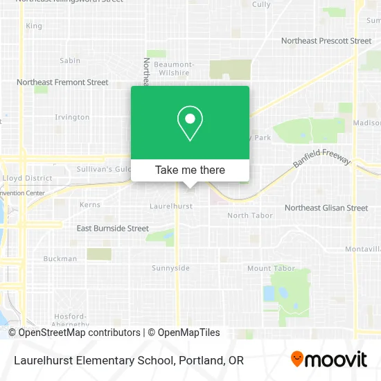 Laurelhurst Elementary School map