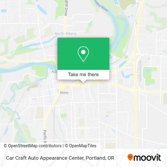 Car Craft Auto Appearance Center map