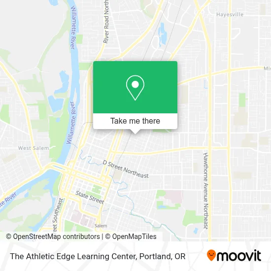 The Athletic Edge Learning Center map