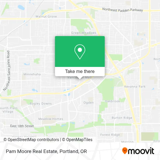 Pam Moore Real Estate map