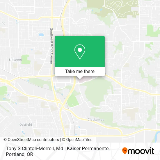Tony S Clinton-Merrell, Md | Kaiser Permanente map