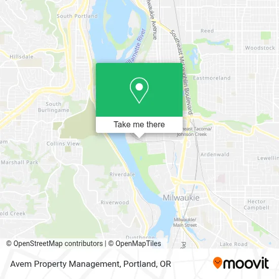 Avem Property Management map