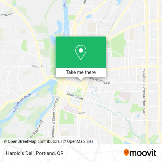 Harold's Deli map