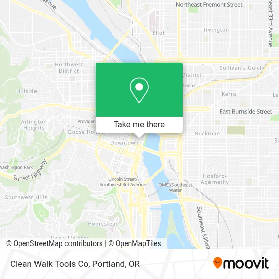 Clean Walk Tools Co map