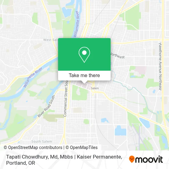 Tapati Chowdhury, Md, Mbbs | Kaiser Permanente map