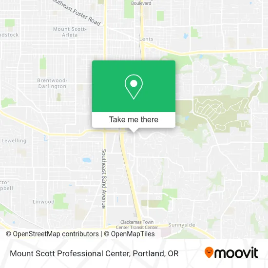 Mount Scott Professional Center map