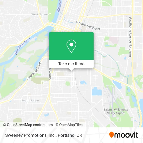 Sweeney Promotions, Inc. map