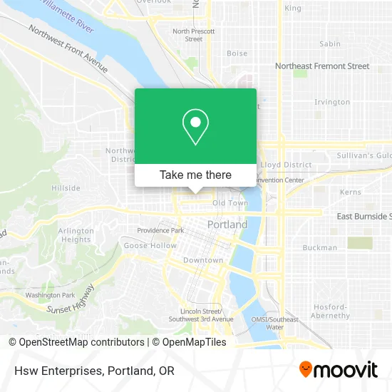 Hsw Enterprises map